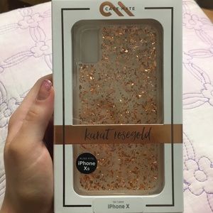 CaseMate iPhone X/Xs Karat Rosegold Case